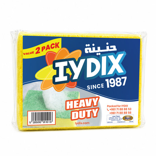 IYDIX DISH WASHING SPONGE 2 PACK