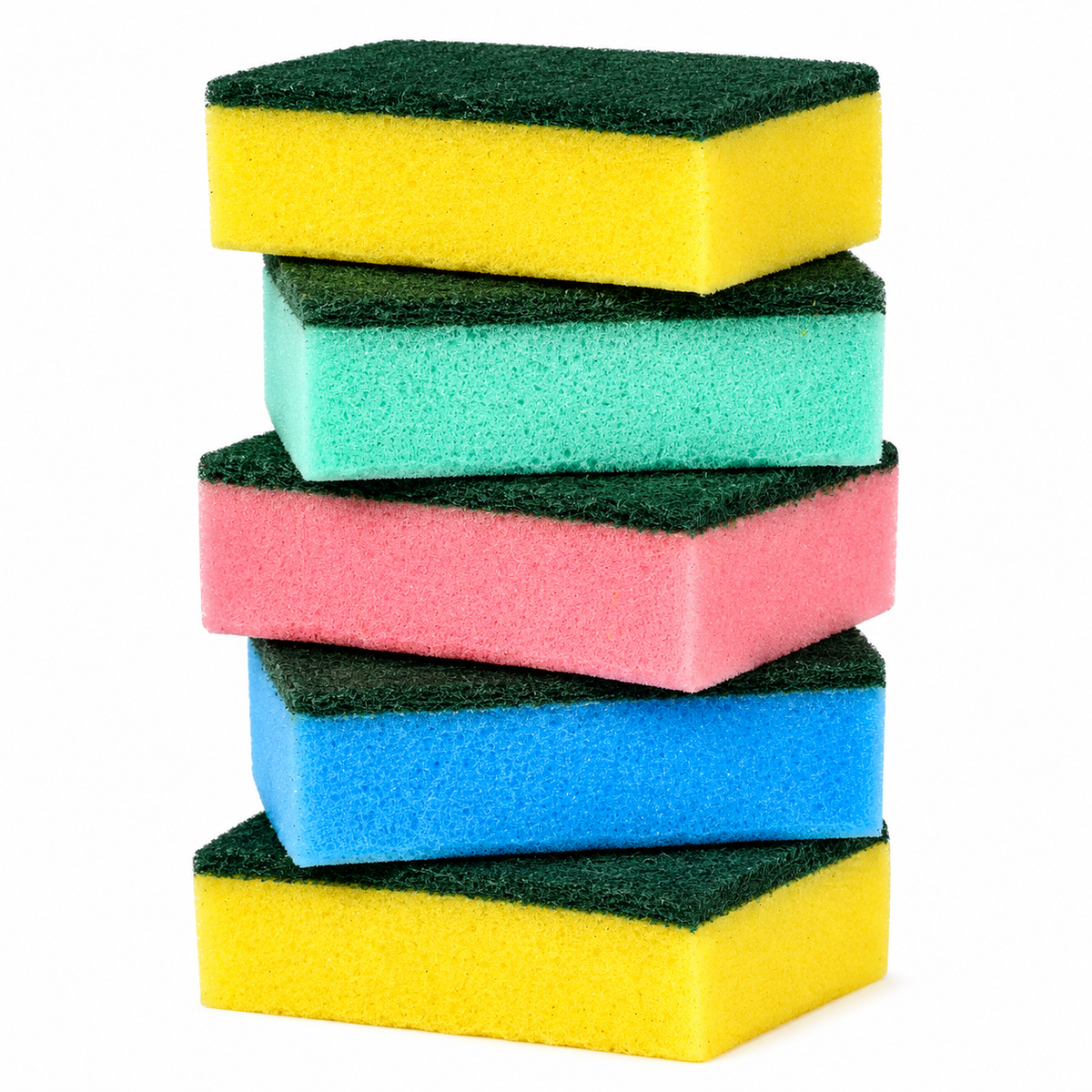 IYDIX DISH WASHING SPONGE 5 PACK | ليف للجلي 5