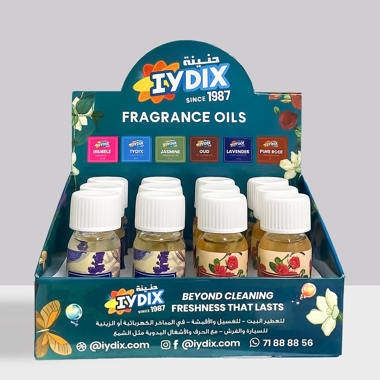 IYDIX FRAGRANCE OILS BOX